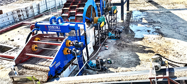 水洗砂生產線方案配置，要求兩月加工六萬噸石料，石子沙子都要